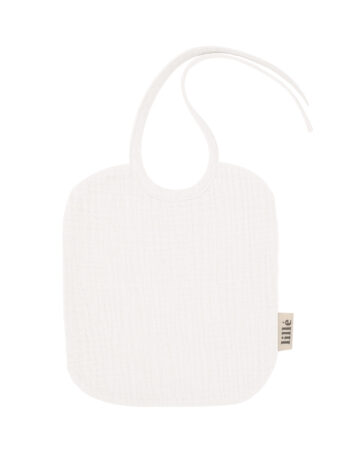 blanc - bavoir en gaze