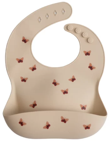 butterflies - bavoir en silicone
