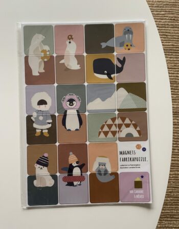 Magnet - Puzzle les animaux de la banquise
