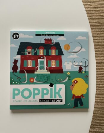 6 cartes + 70 stickers - boucle d'or et les 3 ours