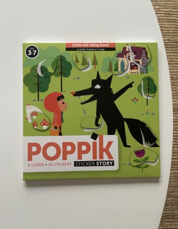 6 cartes + 70 stickers - chaperon rouge