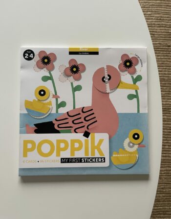 6 cartes + 96 stickers - la rivière