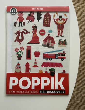 Poster en stickers - rouge