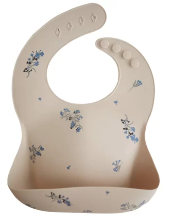 lilas - bavoir en silicone