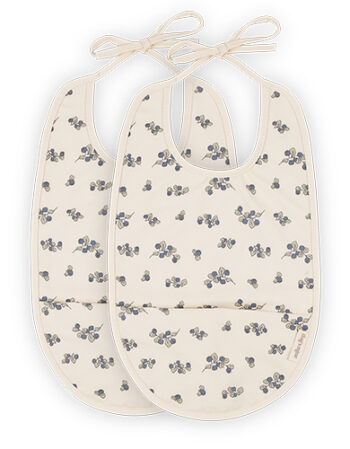 myrtille - pack de 2 bavoirs imperméables