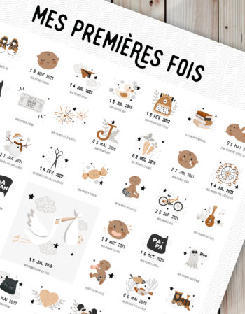 Affiche - Mes premières fois peau foncée