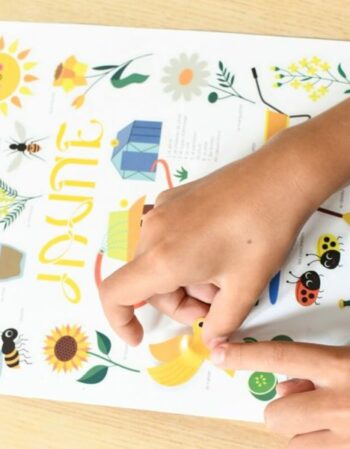 Poster en stickers - jaune