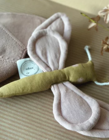 Jouet sensoriel - papillon rose