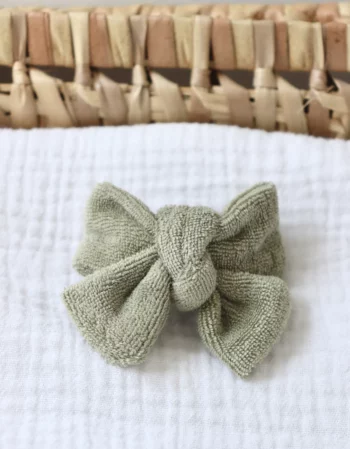 olive - Pince à cheveux Isaure éponge