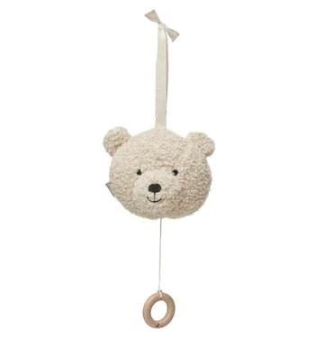naturel - peluche musicale teddy bear