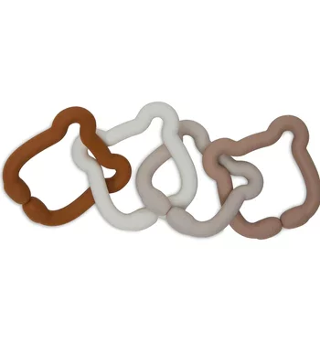 teddy bear - jeu d'anneaux silicone