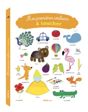 livre - mes premières couleurs à toucher