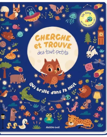 livre - cherche et touve des tout-petits - qui brille dans la nuit