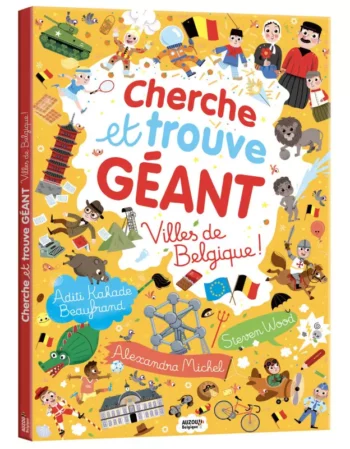 Livre - cherche et trouve géant - villes de Belgique !