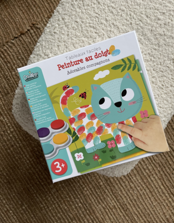 Peinture au doigt - adorables compagnons