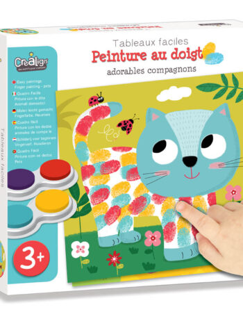 Peinture au doigt - adorables compagnons