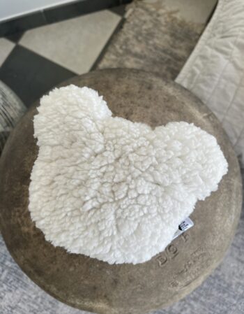 Bouillotte ours moumoute écru