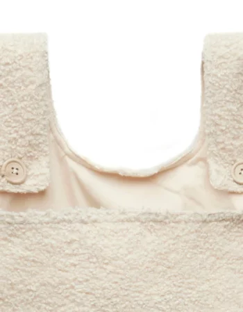 naturel - sac de rangement bouclé