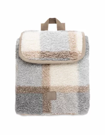Check bouclé - sac à dos enfant