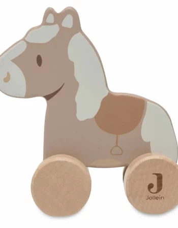 nostalgic ride - jouet en bois à roulettes cheval