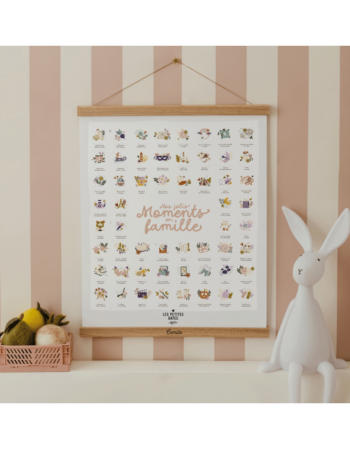 affiche - nos jolis moments en famille