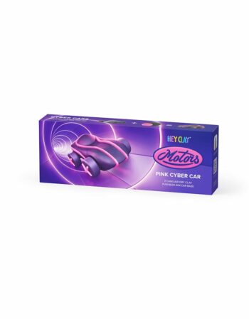 pâte durcissante - voiture cyber rose