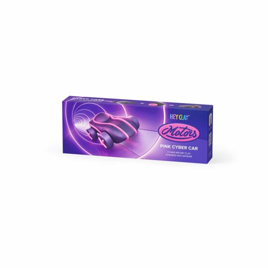 pâte durcissante – voiture cyber rose