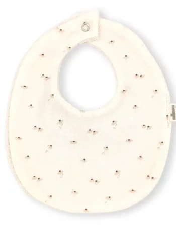 bavoir maille coton bio - marguerite