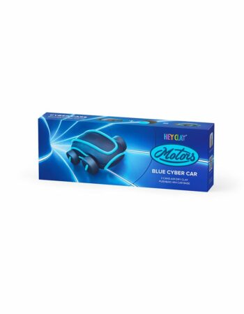 pâte durcissante - voiture cyber bleue