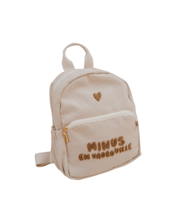 sac à dos enfant - minus beige