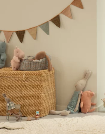 peluche - hippo avec jupe soft rose