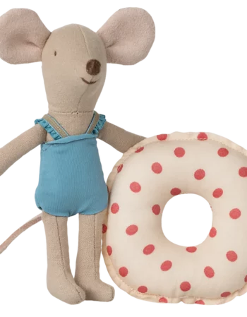 souris - petite soeur bouée à pois