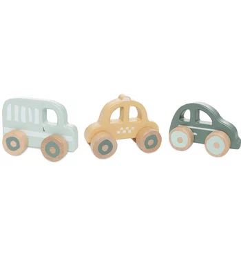 On the go - 3 voitures en bois