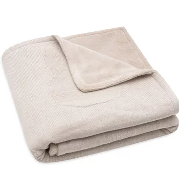 miffy nougat/coral fleece - couverture berceau