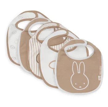 miffy - pack de 5 bavoirs
