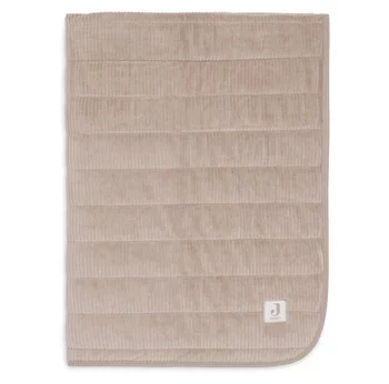 velvet rib/milky coffee - couverture berceau