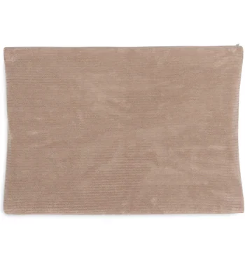 milky coffee cloudy rib - housse matelas à langer