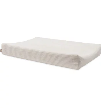 oatmeal cloudy rib - housse matelas à langer