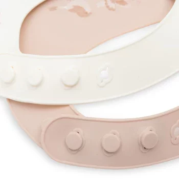 lovely birds - pack de 2 bavoirs en silicone