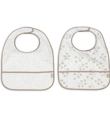 leafy dream - pack de 2 bavoirs imperméables