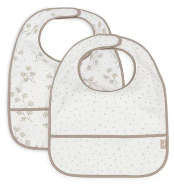 leafy dream - pack de 2 bavoirs imperméables