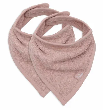 wild rose - pack de 2 bavoirs bandana