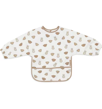 miffy and friends - bavoir à manches