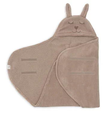 milky coffee cloudy rib - couverture portefeuille bunny