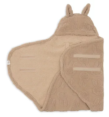 miffy jacquard teddy biscuit - couverture portefeuille