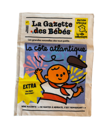 livre bébé en tissu - gazette "côte atlantique"