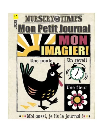 livre bébé en tissu - imagier noir et blanc