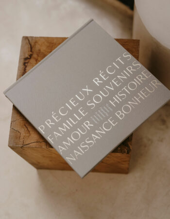 livre de naissance - gris