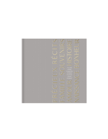 livre de naissance - gris