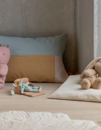 lapin bunny medium - crème pêche